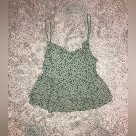 Mint Green Cowl Neck Top - Picture 1 of 6
